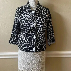 🌸 Animal print blazer